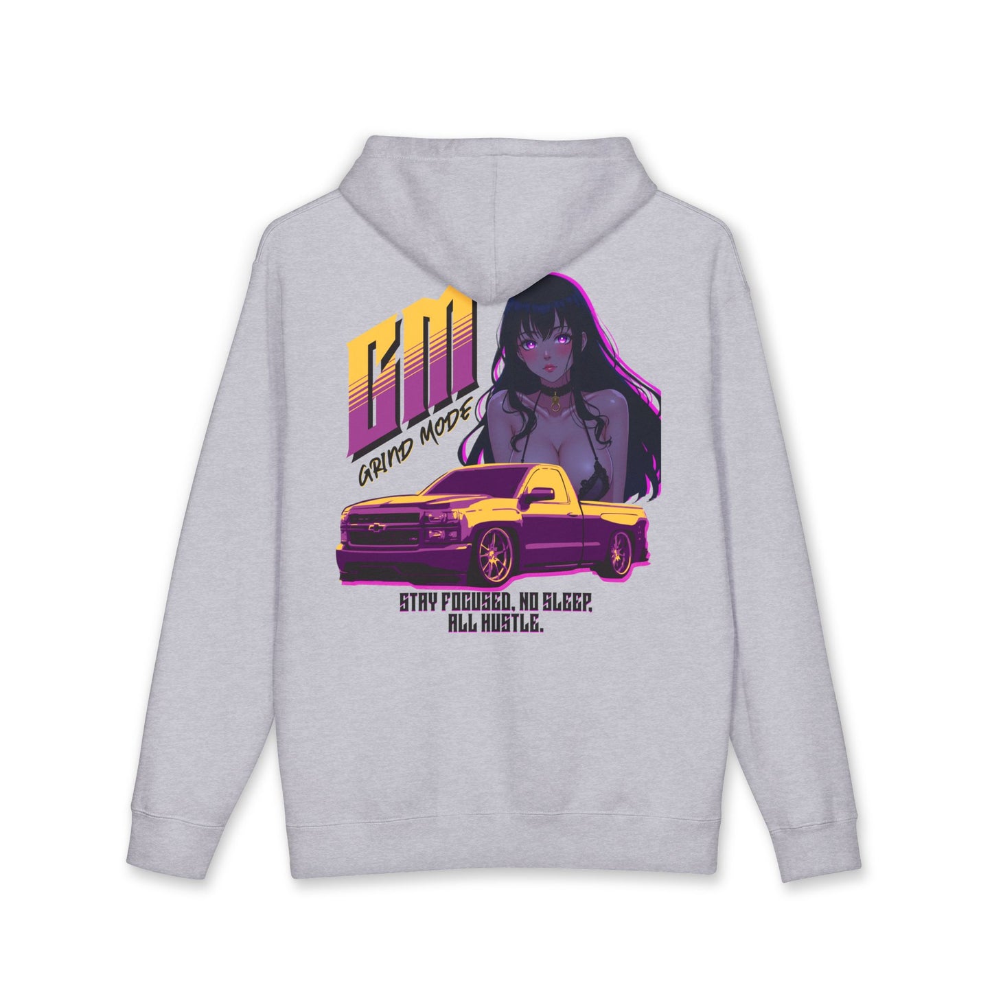 Grit Mode Unisex Hooded Sweatshirt - Stay Focused, No Distractions