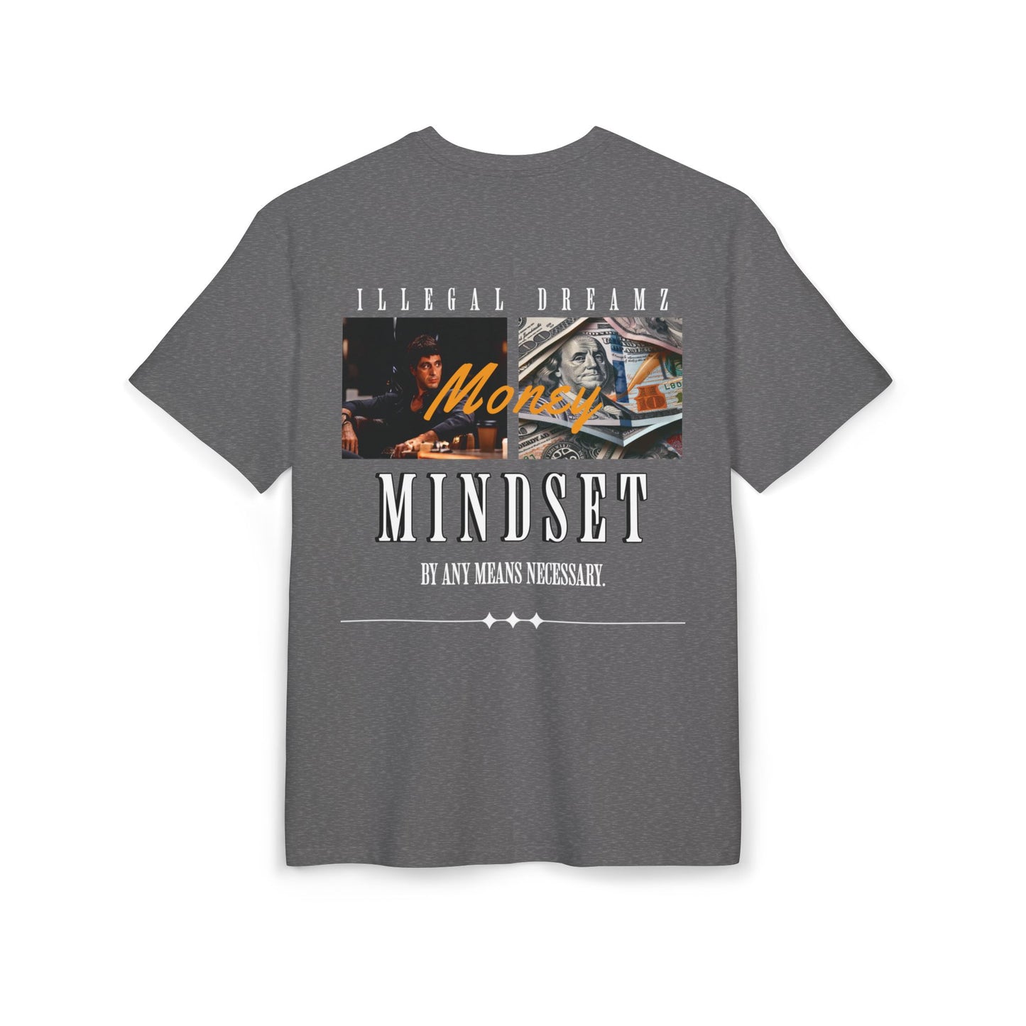 Illegal Dreamz Money Mindset - Men's Oversized Tee