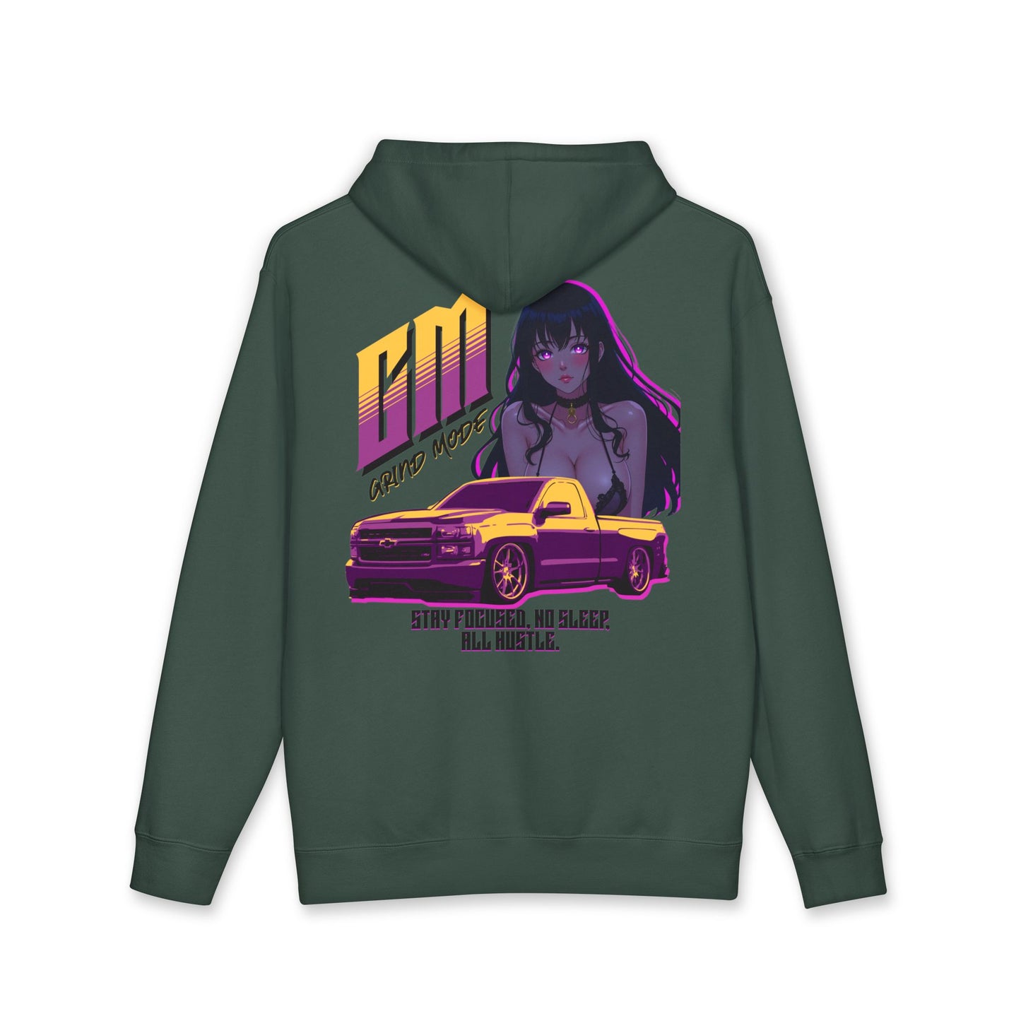 Grit Mode Unisex Hooded Sweatshirt - Stay Focused, No Distractions