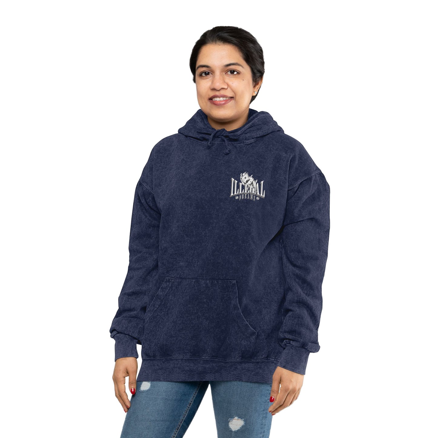 Unisex Mineral Wash Hoodie