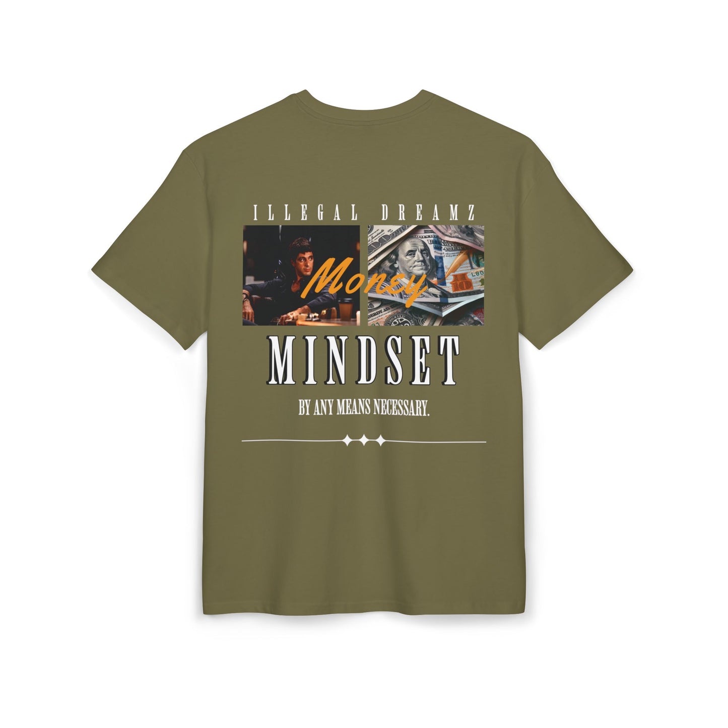 Illegal Dreamz Money Mindset - Men's Oversized Tee
