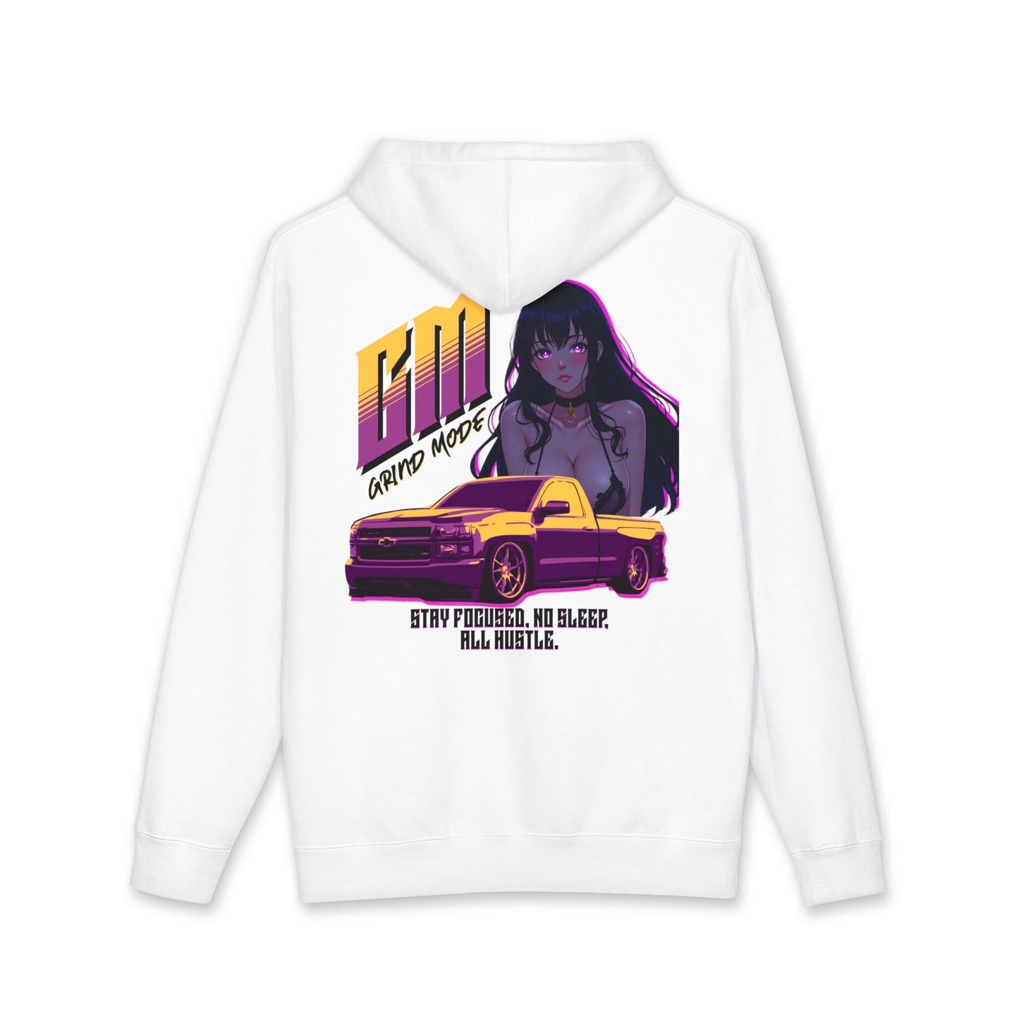 Grit Mode Unisex Hooded Sweatshirt - Stay Focused, No Distractions