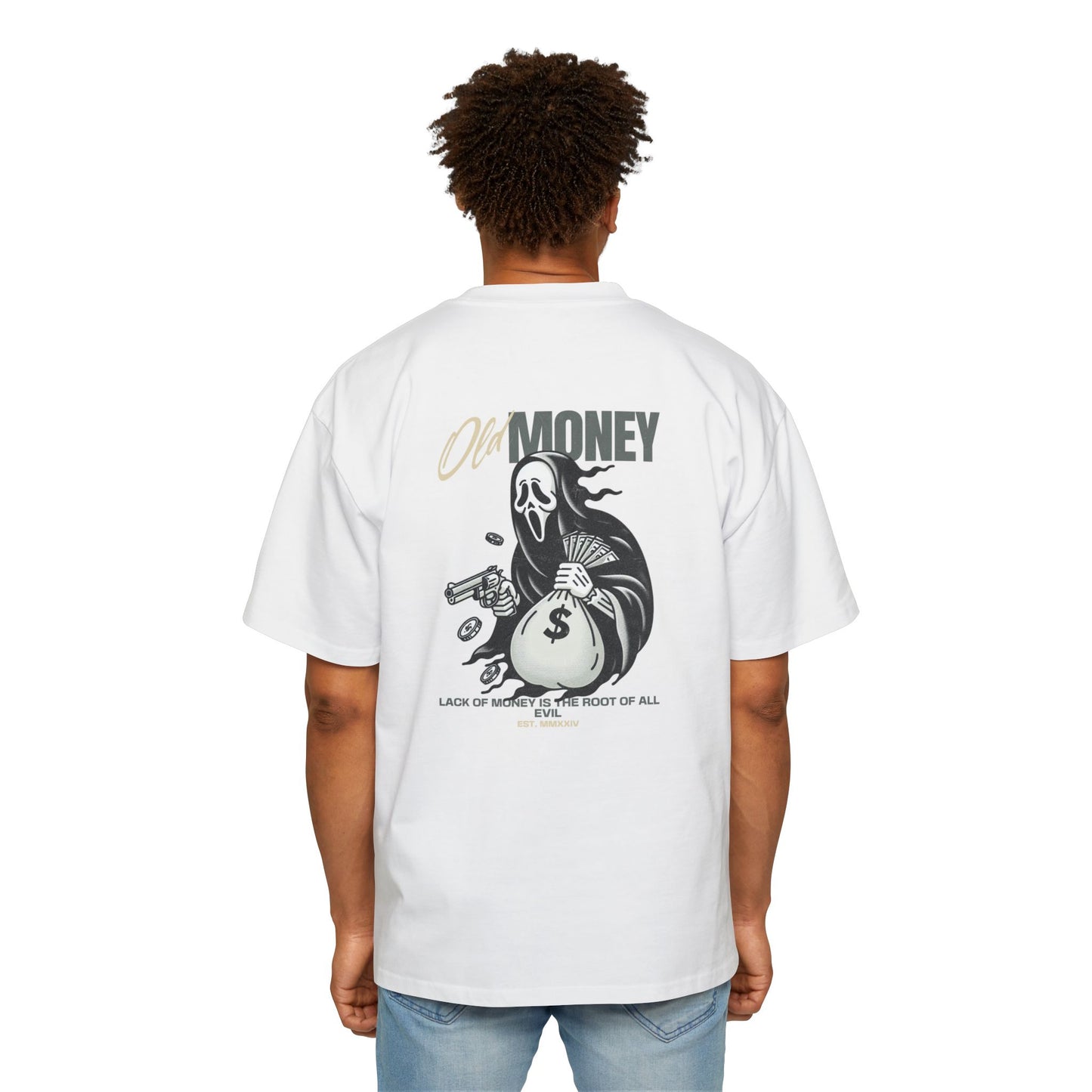 Old Money Men's Heavy Oversized Tee