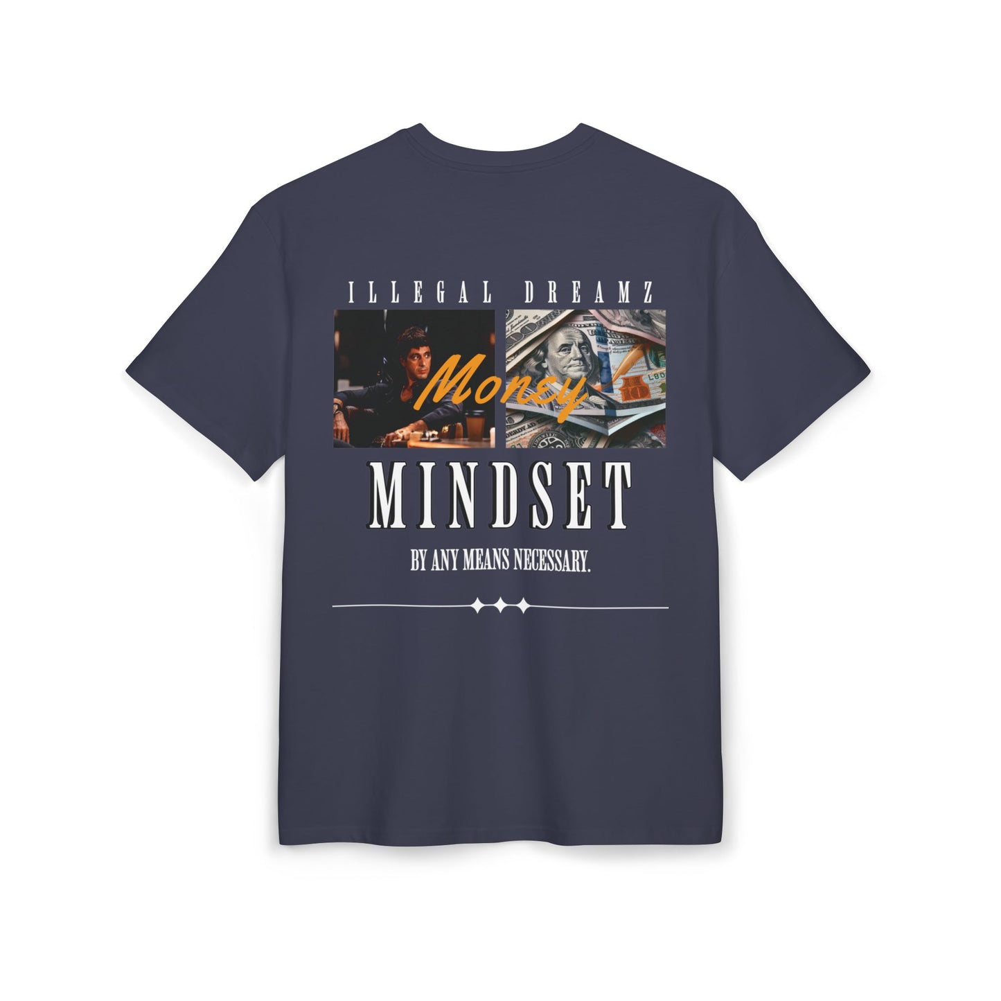 Illegal Dreamz Money Mindset - Men's Oversized Tee