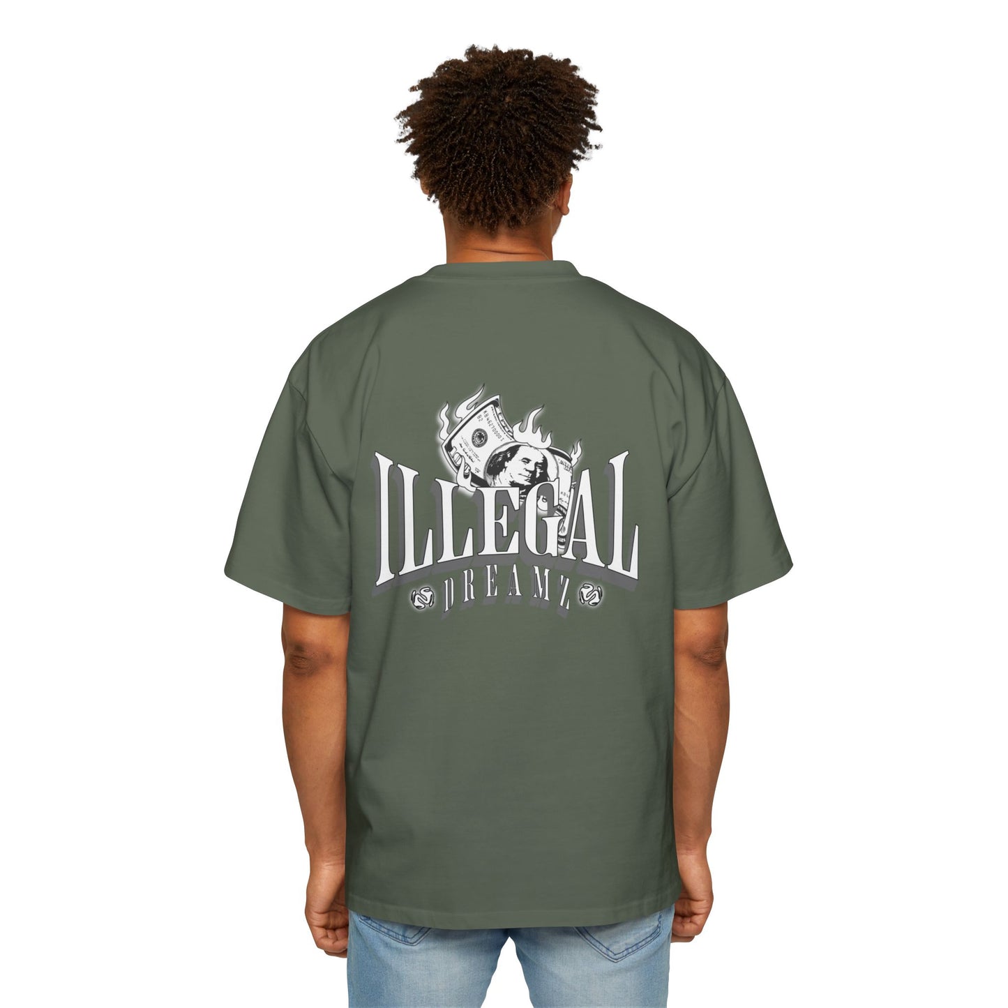 Illegal Dreamz Men's Heavy Oversized Tee