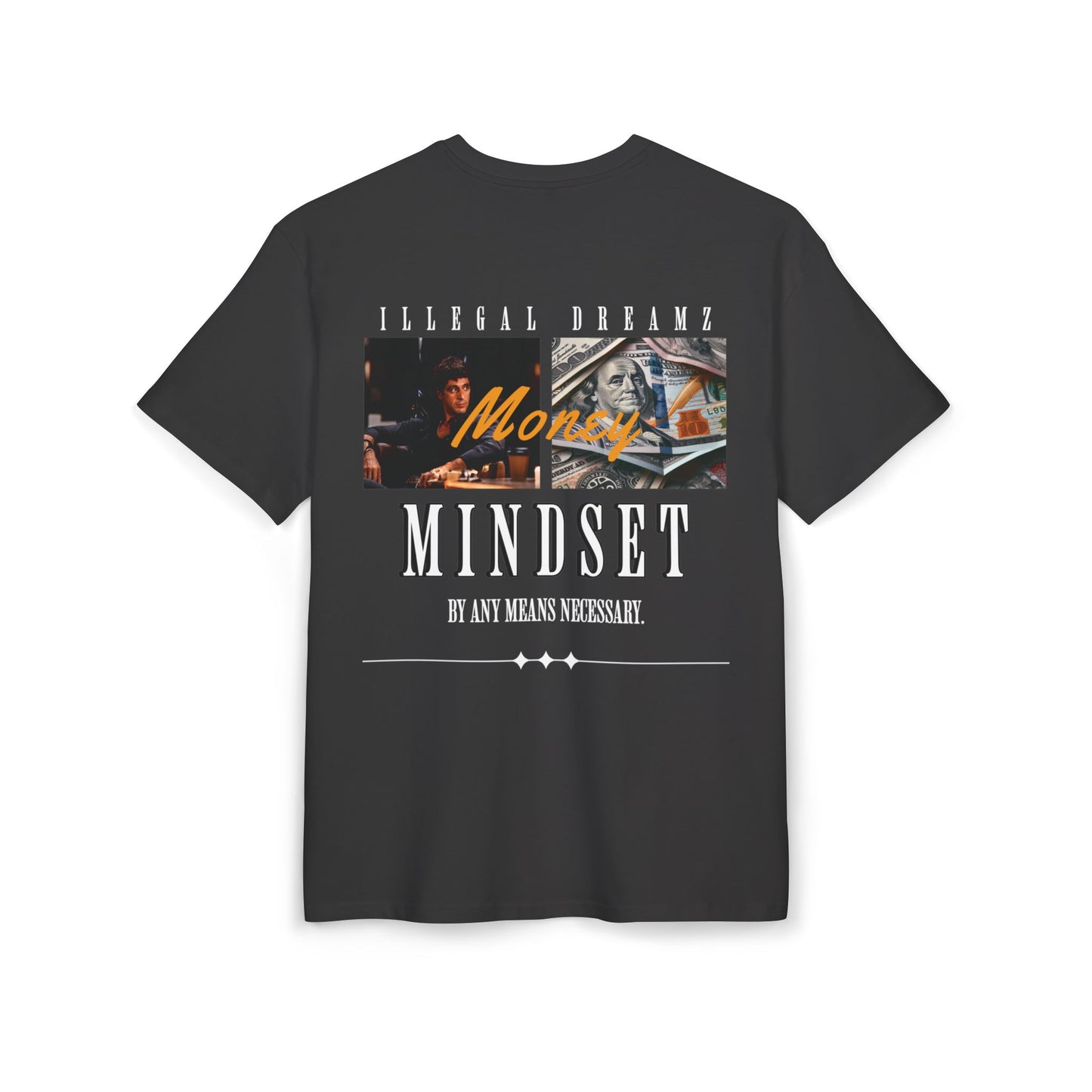 Illegal Dreamz Money Mindset - Men's Oversized Tee