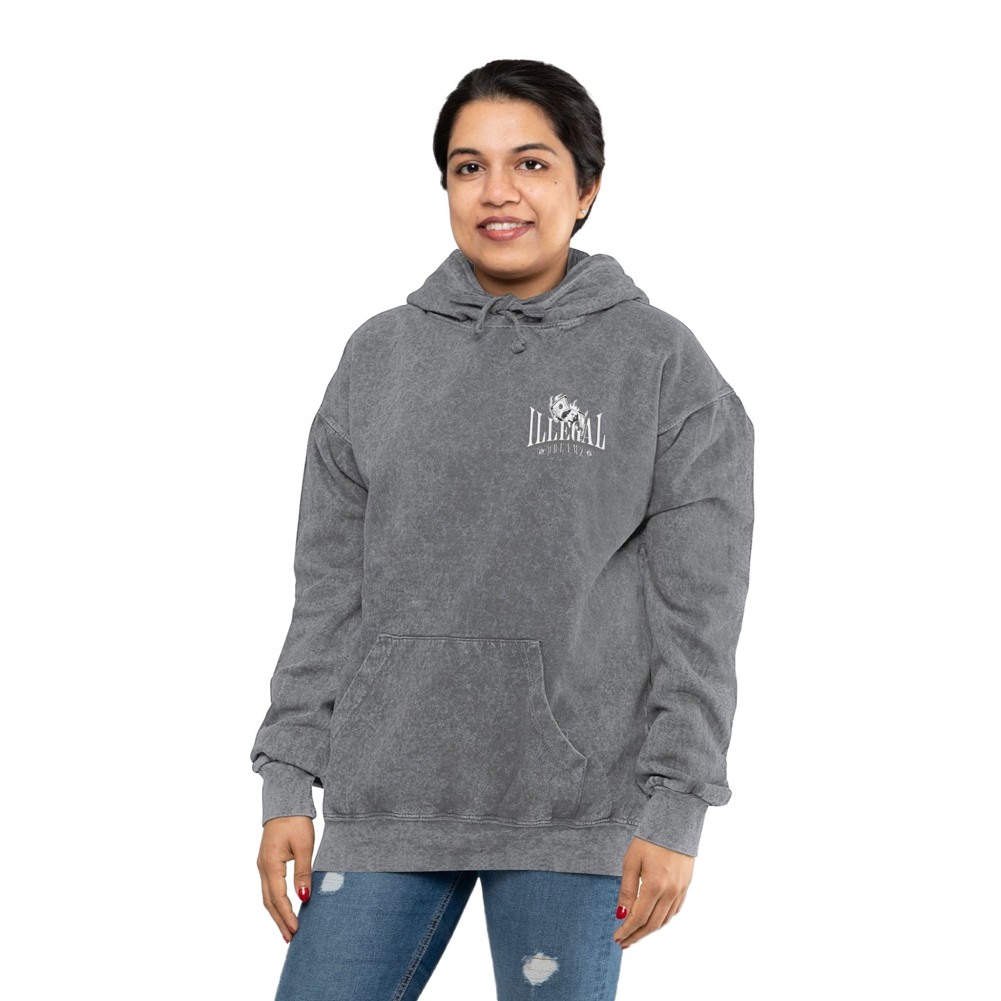 Unisex Mineral Wash Hoodie